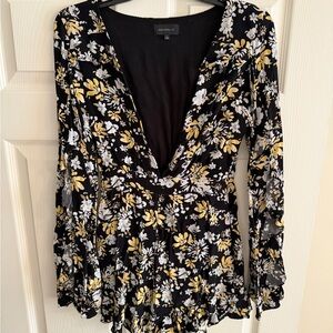 MAJORELLE Black Romper